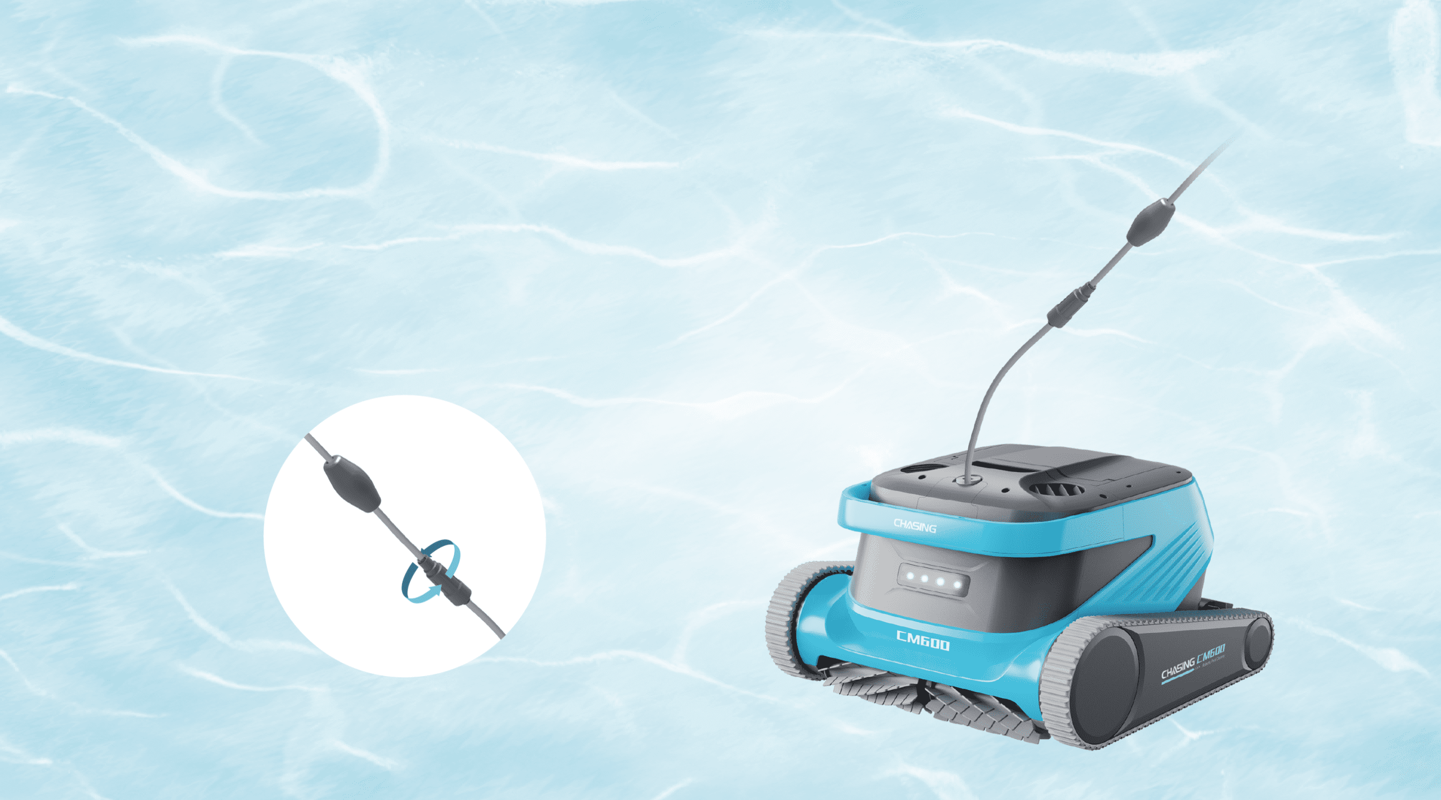 CHASING CM600 - Anti-tangle Design Greatly Reduces the Chance of Cable Tangling