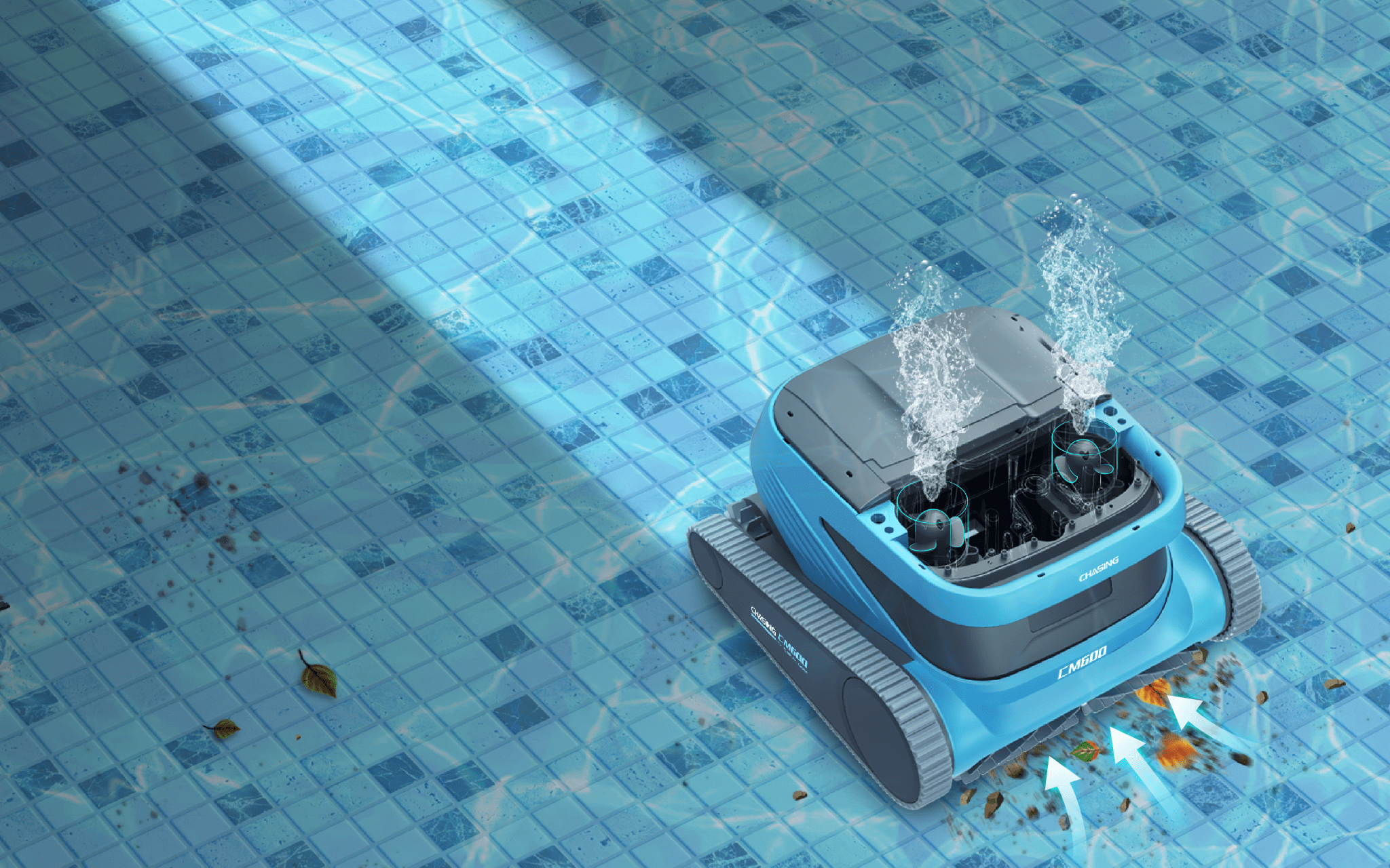 CHASING CM600 - Dual Suction Pumps for Guaranteed Cleaning Performance