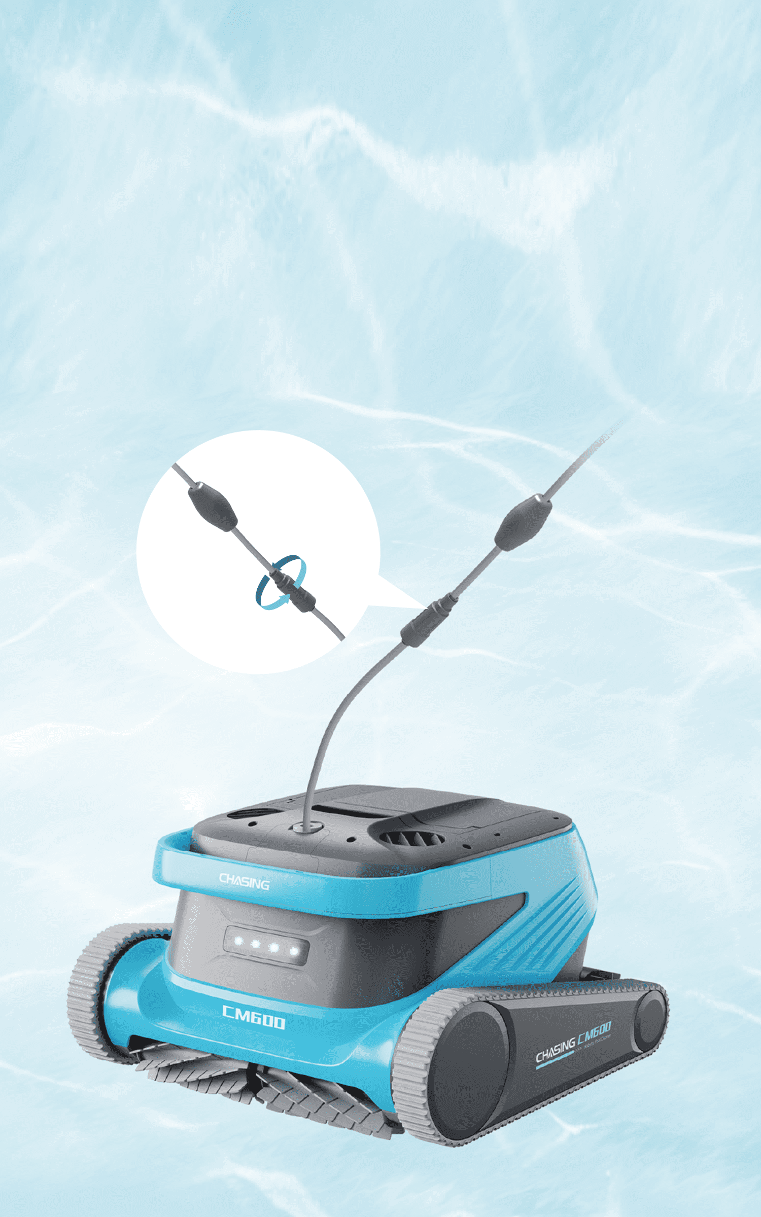 CHASING CM600 - Anti-tangle Design Greatly Reduces the Chance of Cable Tangling