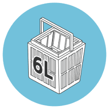 CHASING CM600 - 6L Large Canister, Detachable Superfine Filer Guarantees an Accurate Filtering - 1